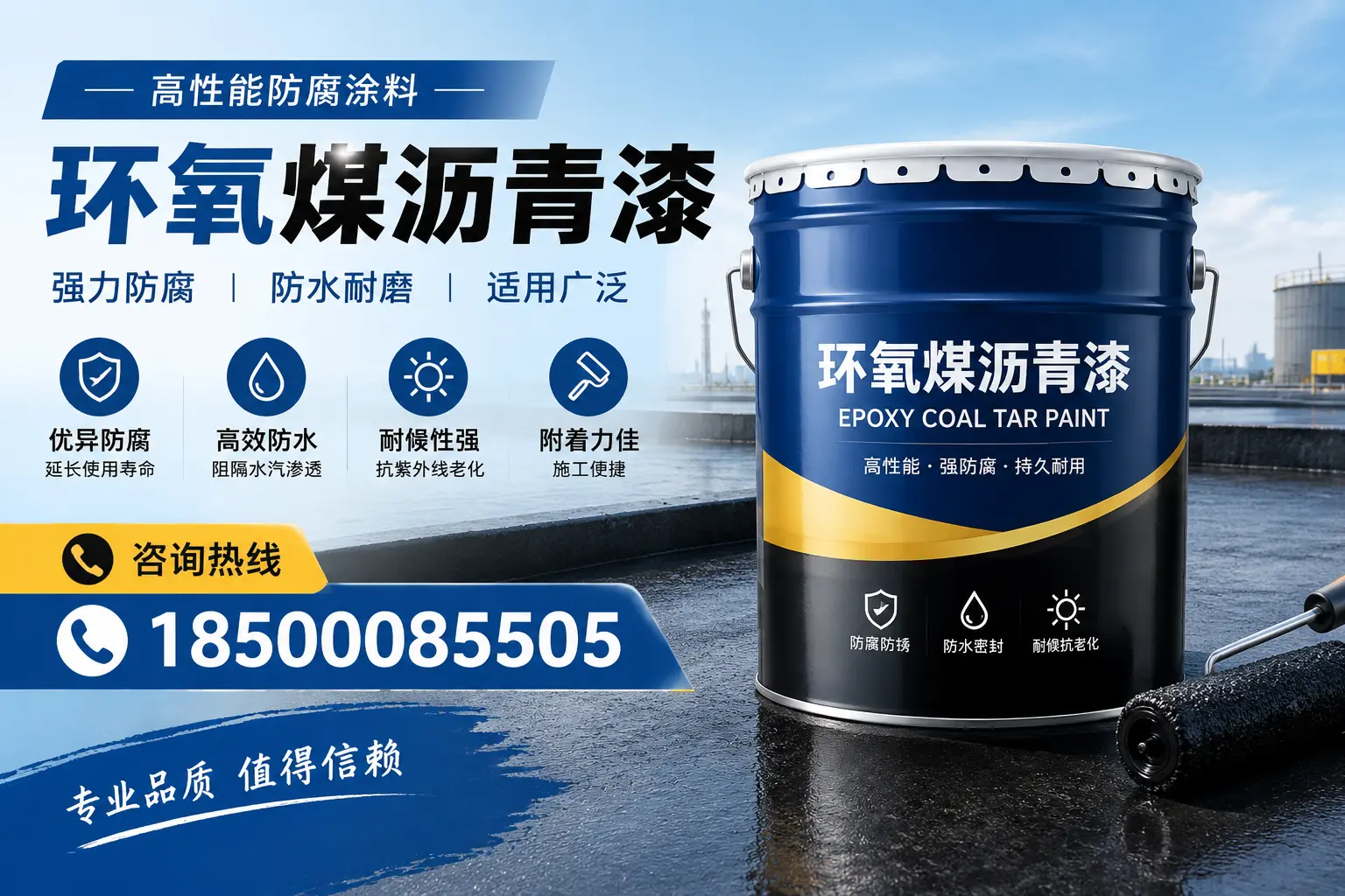 环氧煤沥青漆的主要成分与功能,哈尔滨用户深度了解
